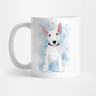 Bull Terrier Pup white Mug